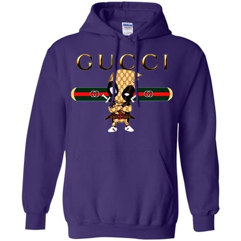 gucci dog crewneck|Gucci deadpool hoodie.